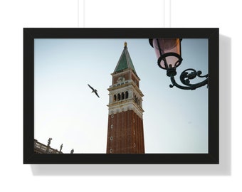 Piazza San Marco - Venice, Italy (Framed Print)