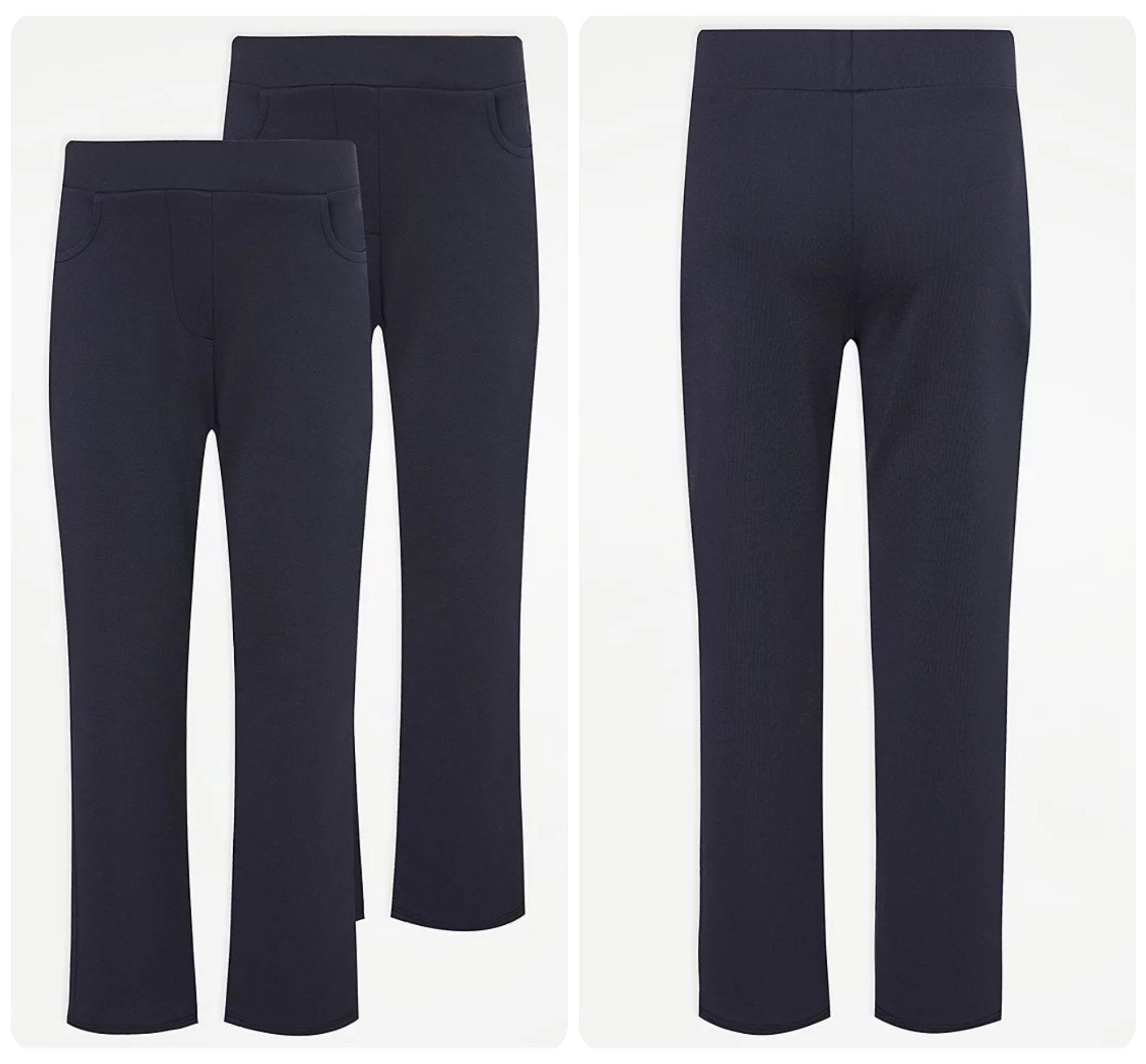 Women's Navy Blue Nurse Pants, Scrub Bottoms, Spa Cargo Pants