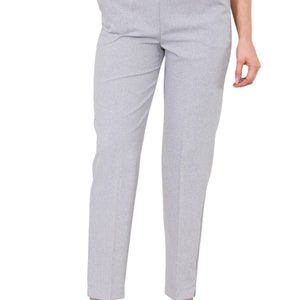 Ladies Trouser Half Elasticated Bi Stretch Waist Inside Leg 27 Inches Regular Work Office Everyday Wear Pants image 4