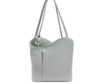 Sac à bandoulière en cuir pour femme Sac à dos convertible pour femme Design élégant VP024