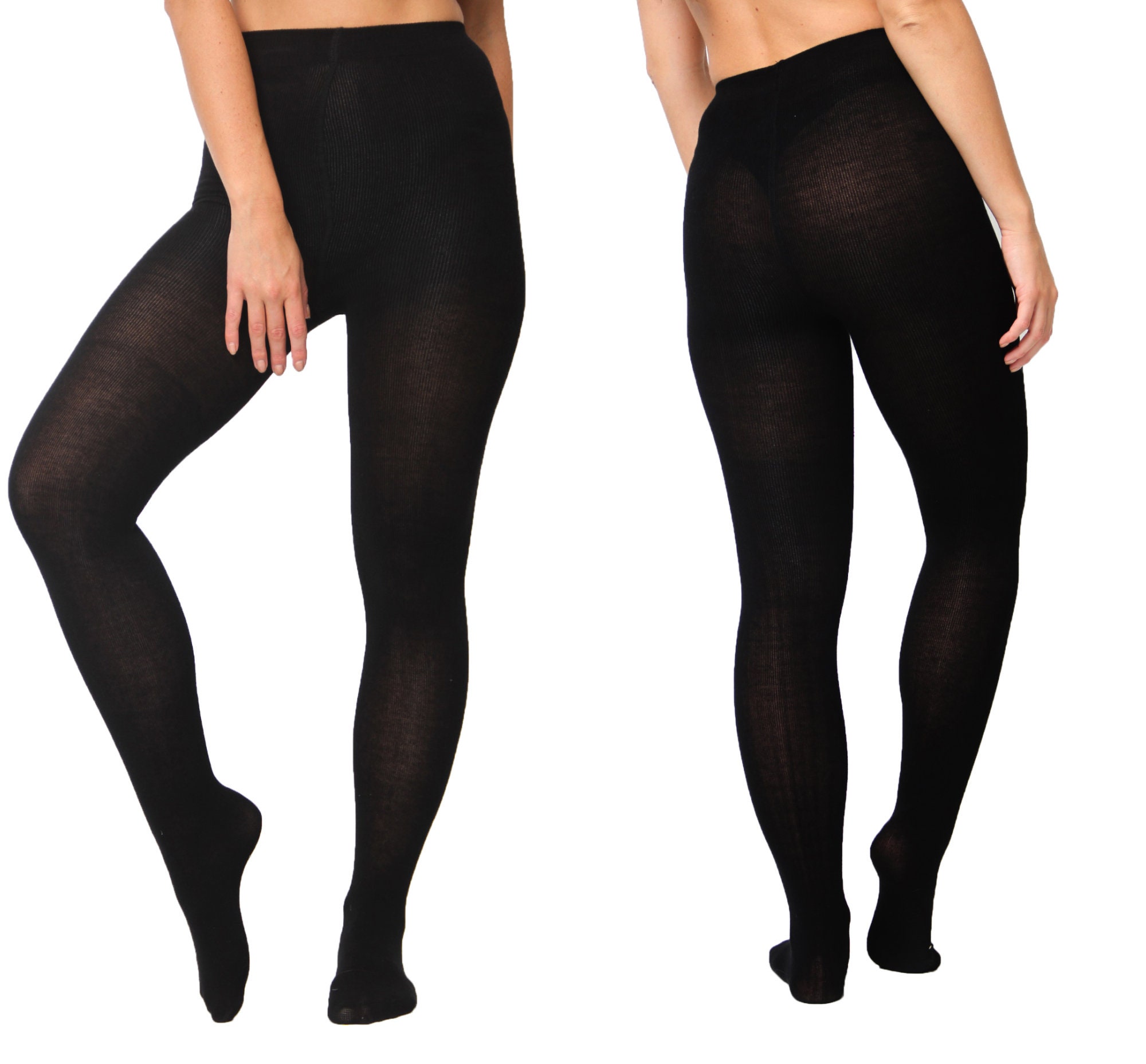 Buy Opaque Black Tights Online In India -  India