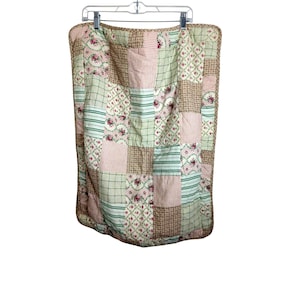 Vintage Patchwork Cottagecore Pillow Shams Shabby Chic Standard 20x26