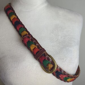 Mens Multicolor Leather Belts - Etsy display picture 3