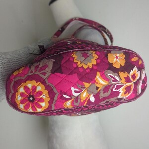 Retired Vera Bradley Carnaby Angel Medium Tote Pink Purple Boho Floral image 3