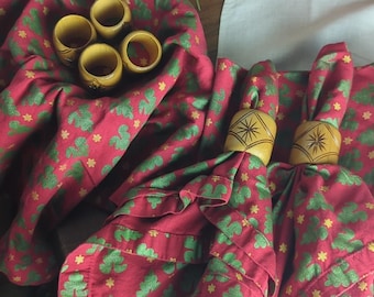 Kim Seybert Servetten Set van 6 Vintage Gesneden Servetringen Mandvoeringen Tafeldecoratie in Bosstijl