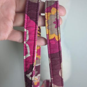 Retired Vera Bradley Carnaby Angel Medium Tote Pink Purple Boho Floral image 4