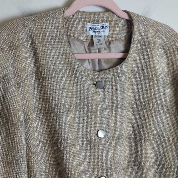 Vintage Virgin Wool Pendleton Dutton Down Jacket … - image 3