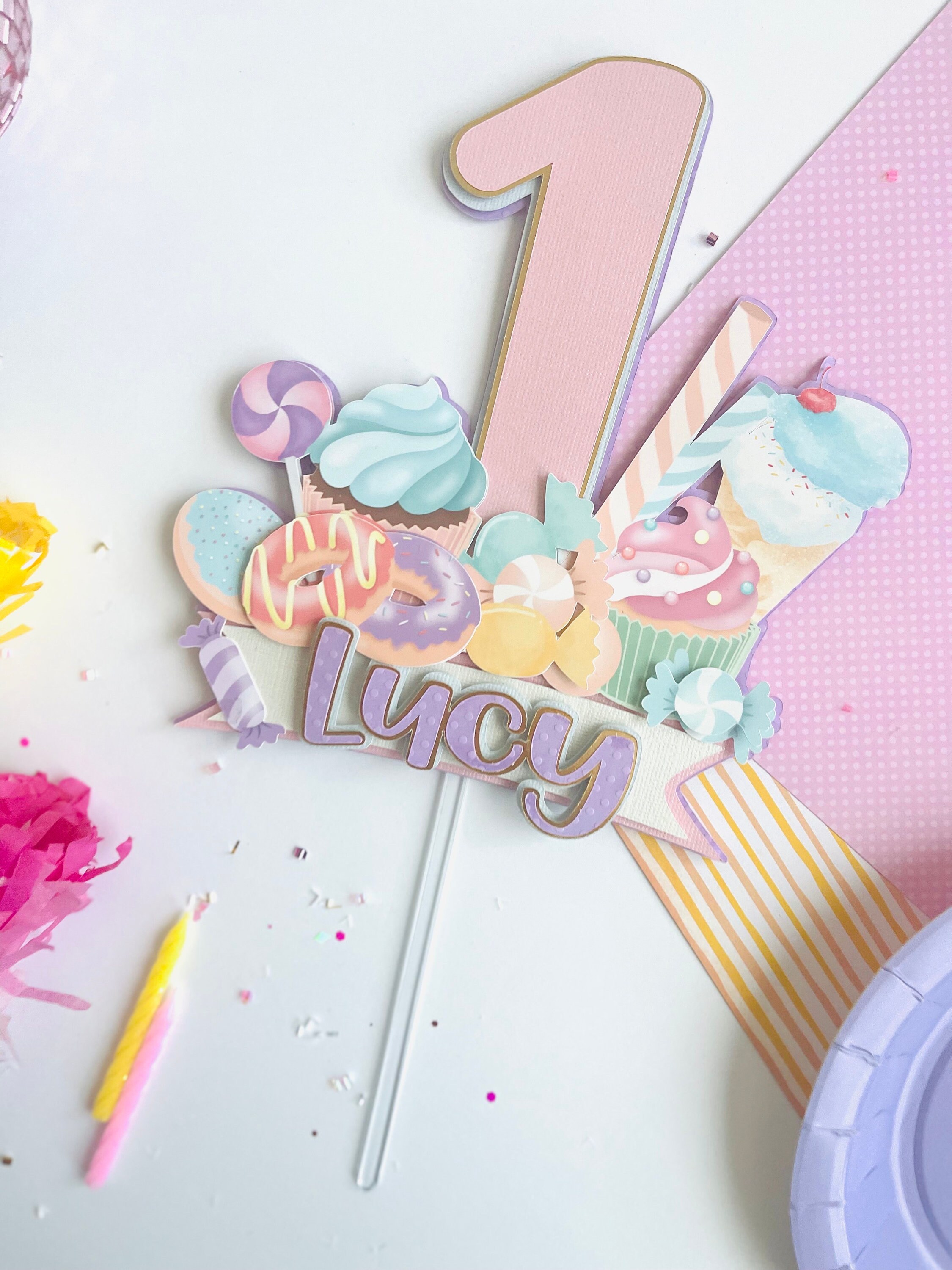 Sweet One Cake Topper