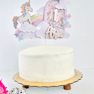 Unicorn Cake Topper | Rainbow Cake Topper | Unicorn Cake Topper Shaker | Rainbow Cake Topper Shaker | Magical Unicorn Cake Topper