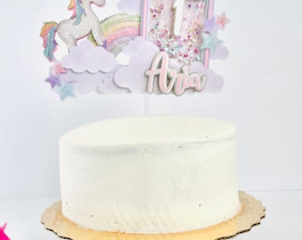 Unicorn Cake Topper | Rainbow Cake Topper | Unicorn Cake Topper Shaker | Rainbow Cake Topper Shaker | Magical Unicorn Cake Topper