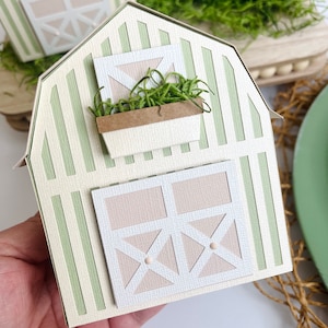Bedankdoosje boerderijschuur | Barn Snoepdoos Boerderijfeest Decoraties Barnyard Traktatiedozen