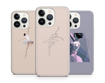 Ballet dancer art Ballerina dance perform Phone Case for iPhone 15 Plus 14 Pro Max 12 11 X XS 8 7, fits Samsung S20 fe, S21, Huawei, Pixel