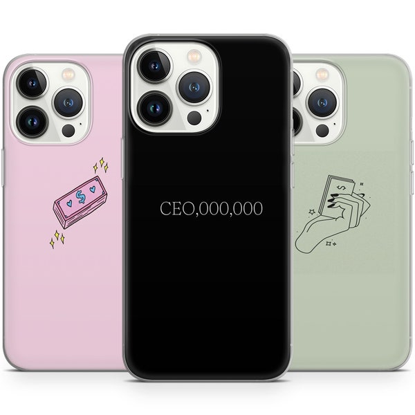 Finance Business school Money Banking Phone Case for iPhone 14 13 Pro Max 12 11 X XS 8 7, fits Samsung S20 FE, S21 Ultra, A12, Huawei P30 Pr