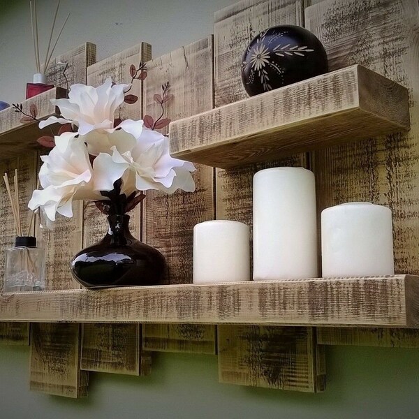 Rustic Oak Shelves Etsy UK