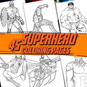25+ Avengers Superhero Coloring Pages