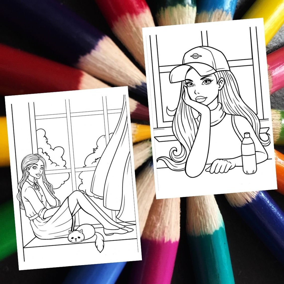 80 BARBIE Color Pages. Barbie Coloring Book Photo Kid. Coloring Pages ...