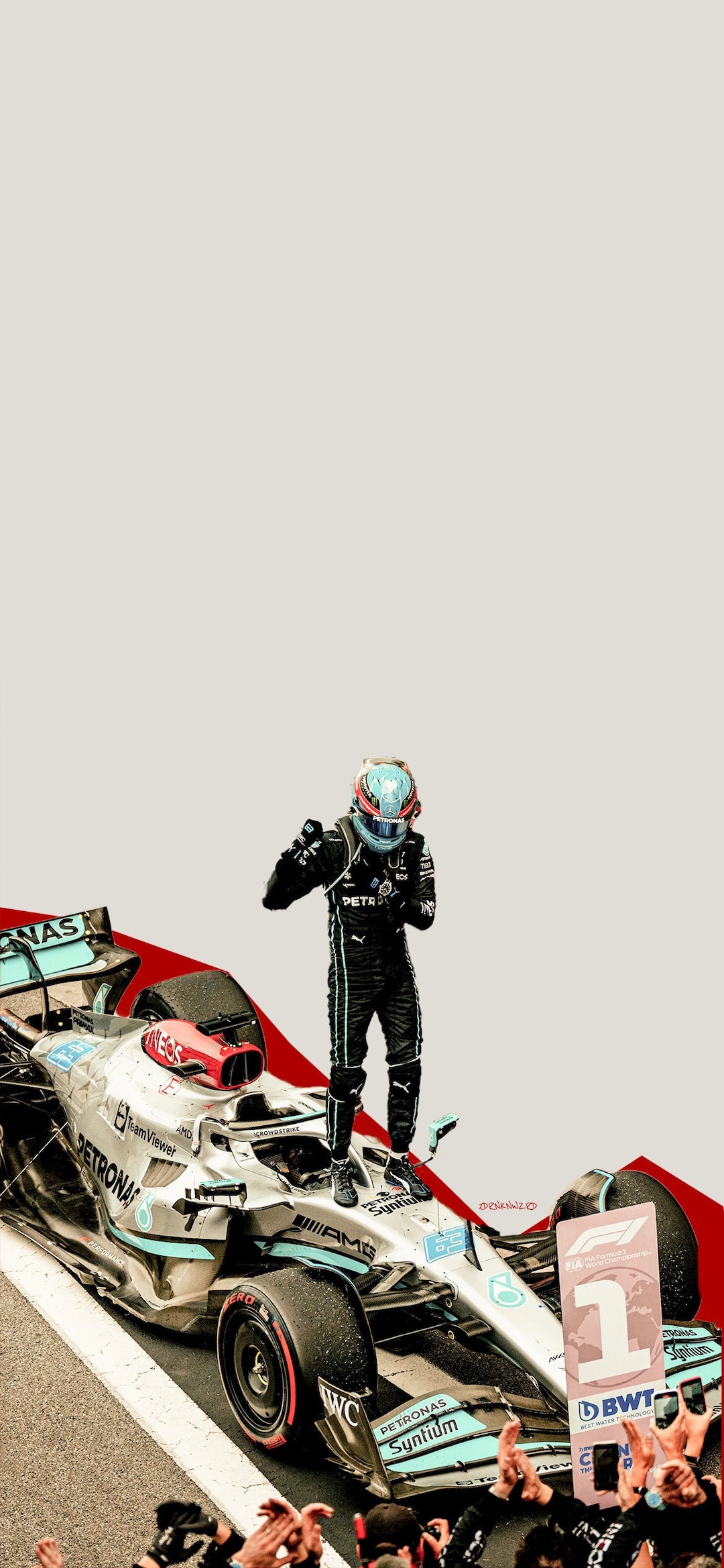 George Russell 2022 São Paulo GP Digital Print Wallpaper - Etsy