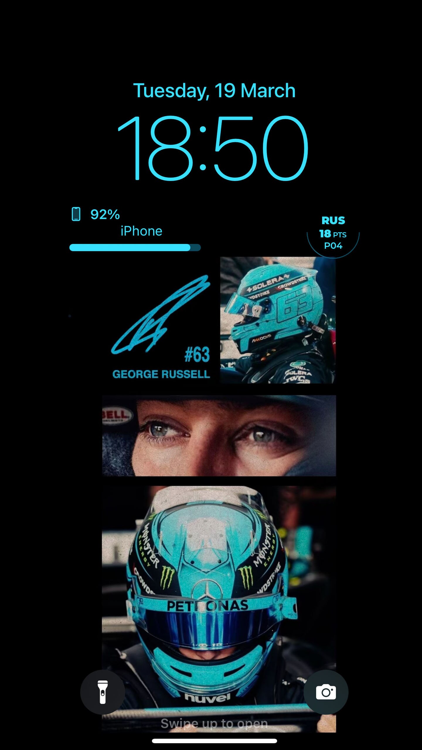 George Russell Formula 1 Wallpaper - Etsy