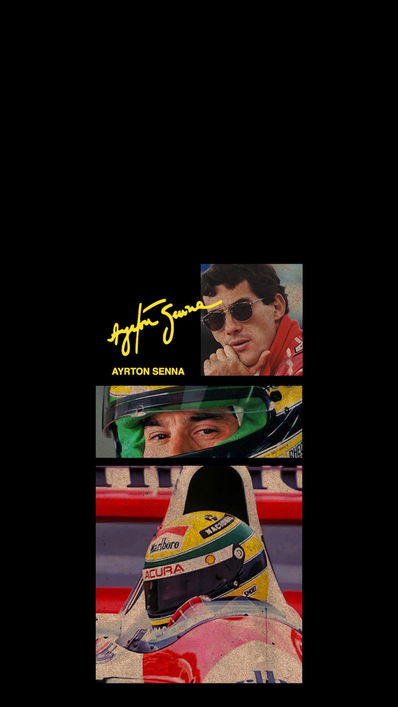 Ayrton Senna F1 Wallpaper - Etsy UK