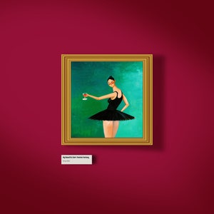 Kanye West | My Beautiful Dark Twisted Fantasy | Digital Print | Wallpaper
