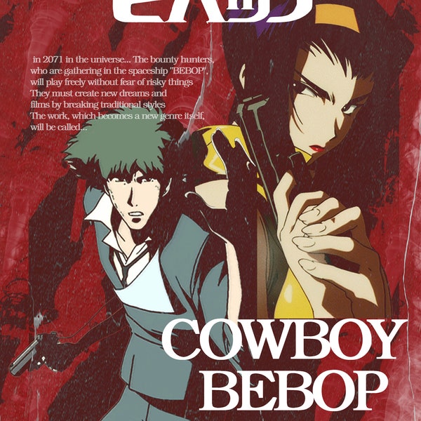 Cowboy Bebop | Film Noir posters | Digital Print
