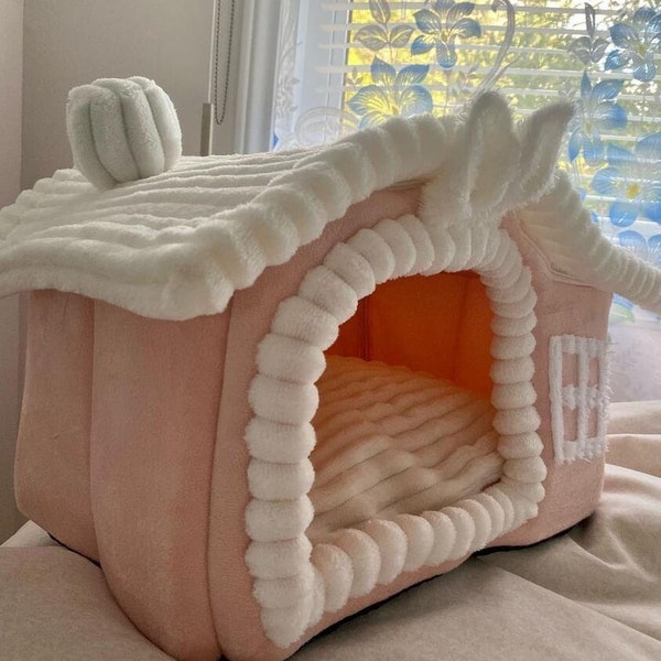 marshmallow bed for rabbit bunny / hamster / rat / chinchilla / ferret  small dogs and cats - L'Heureux Lapinou