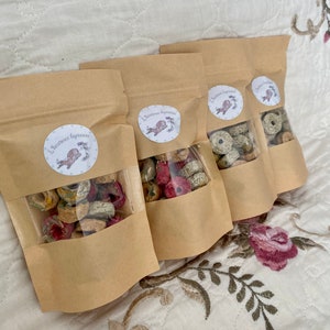 Spring donuts for bunnies - rabbit bunny / hamster / rat / mouse / chinchilla / gerbil treats - chew toys for rabbit