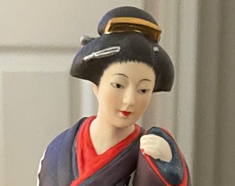 Vintage 1982 Kitagawa Utamaro "Iris Maiden" Figura