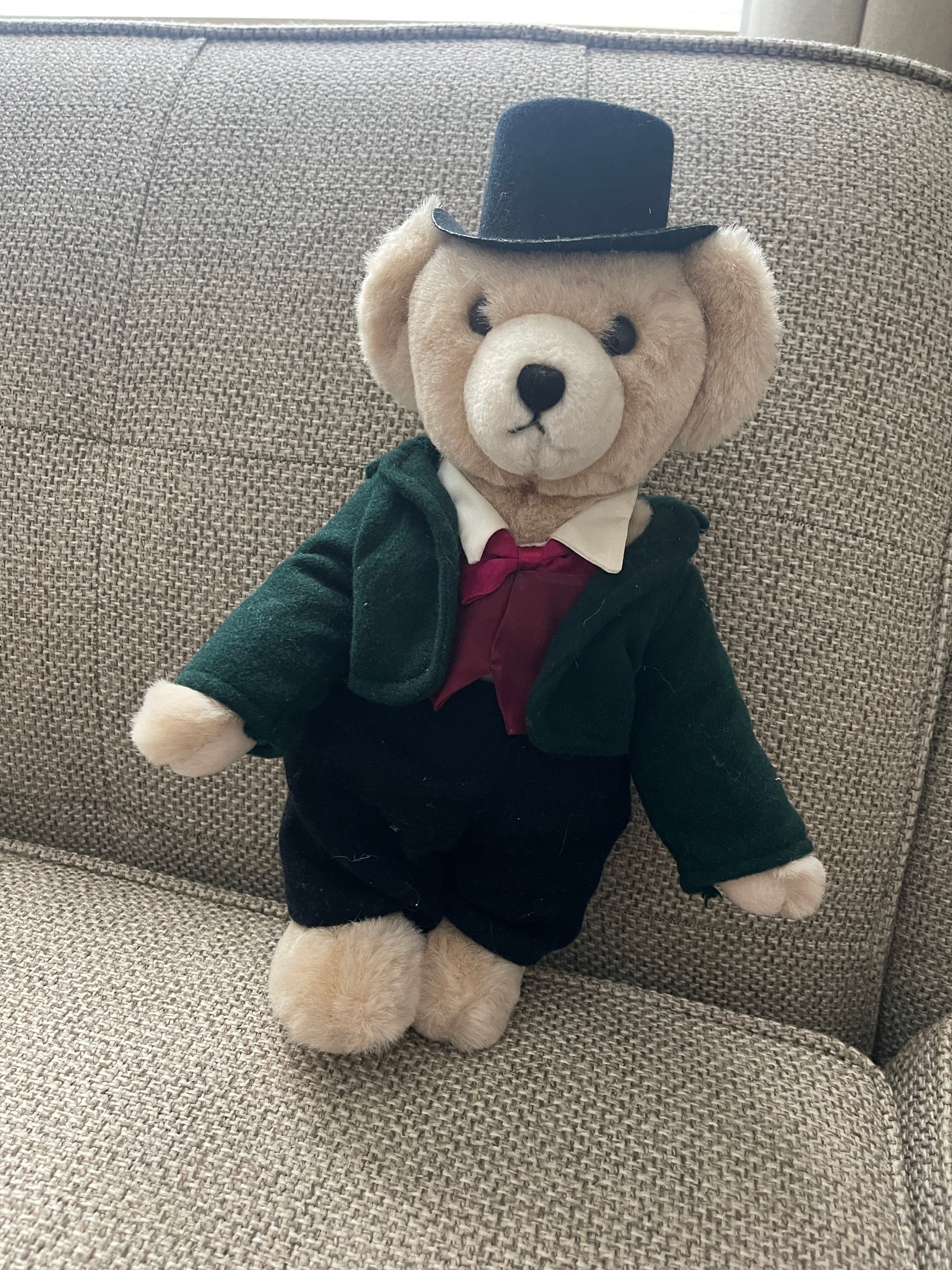 Teddy bear top hat hotsell