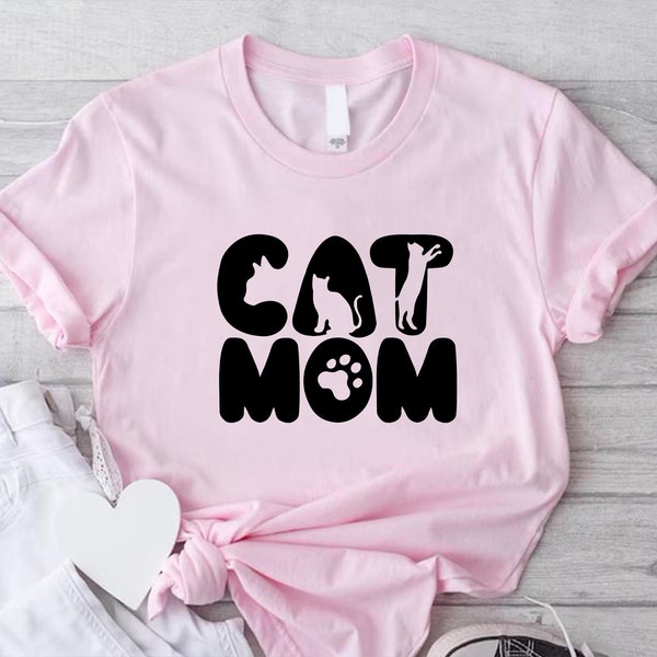 Cat Mom Shirt, Cat Mommy Tee, Cat Mom Gift, World's best Cat Mom, Mother Day Shirt, Cat Owner Mama Tee, Cat Shirt For Mom, Cat Lover Shirt