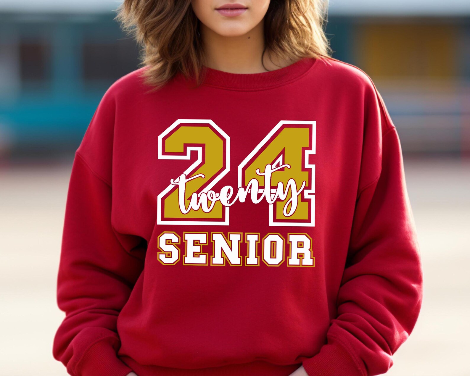 Senior 2024 Sweatshirt, Class of 2024 Sweater, High School Graduation