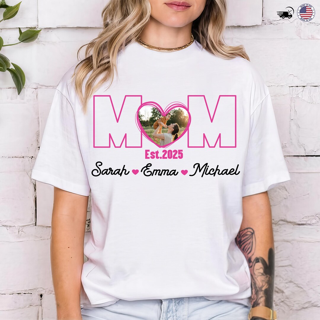 Dear Mom Xoxo - Personalized Custom Premium T-shirt main image 1