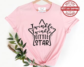 Gender Reveal Shirt, Twinkle Twinkle Little Star Shirt, Newborn Baby, Baby Bodysuit, Pregnancy Announcement Shirt, Gender Reveal Shirt