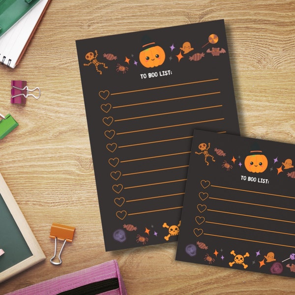 Pumpkin Spectral Sticky Notes Post-it® Note Pads, Gothic Aesthetic Stationery , Cute Memo Pad, Desk Accessory, Pumpkin Art