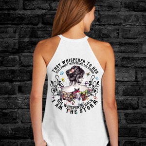 I am the Storm - Rocker Tank top-District. Affirmations, Lifting, Stronger Together Fitness Gear