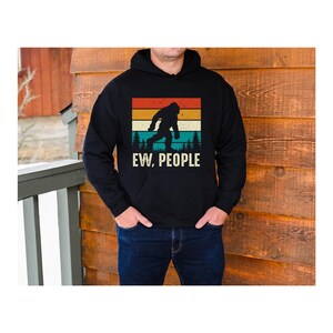 EW PEOPLE. Bigfoot. Sasquatch. Soical Distancing. Retro colors