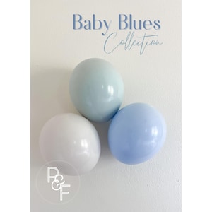 Baby Blues Balloon Garland Kit: DIY Baby Shower Decor