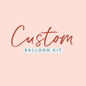 Custom DIY Balloon Garland
