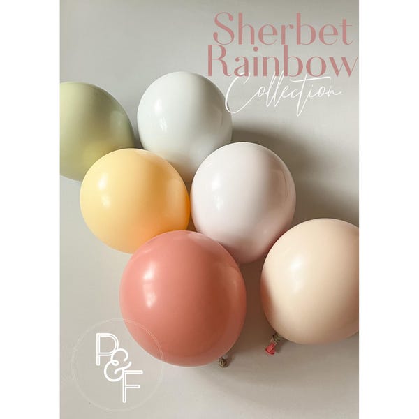 DIY Balloon Garland | Pastel Rainbow Colors | Unicorn Mermaid Party Balloons
