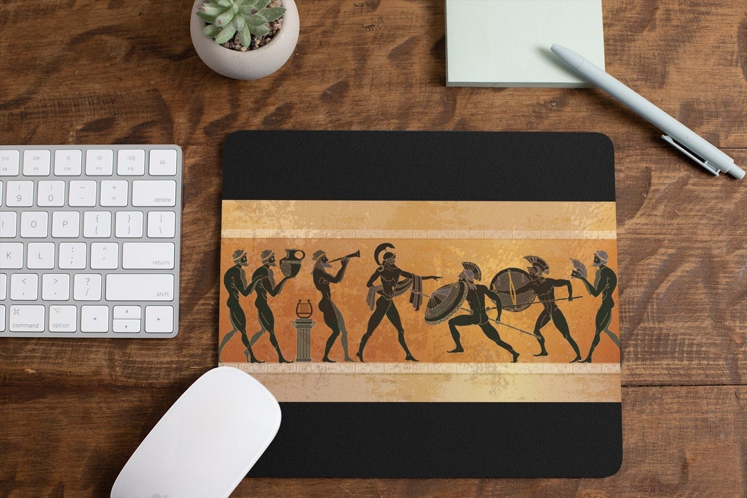 Mousepad, Ancient Greek Banner, Ergonomic Mousepad, Cute Desk Laptop ...