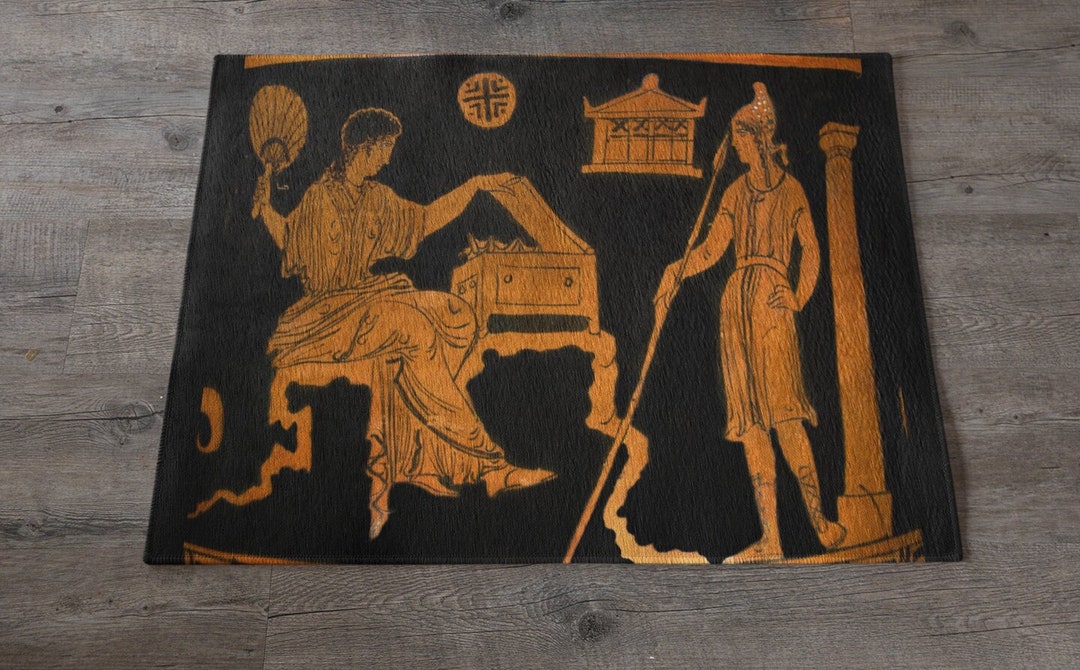 Placemat With a Scene From Homer's the Iliad Unique Etsy