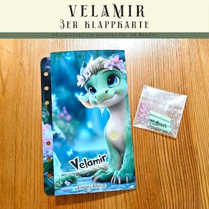 Velamir 3er Klappkarte zum abheften - Shut the Box, Würfeln, Rubbeln & Lose ziehen | Sparen mit der Umschlagmethode
