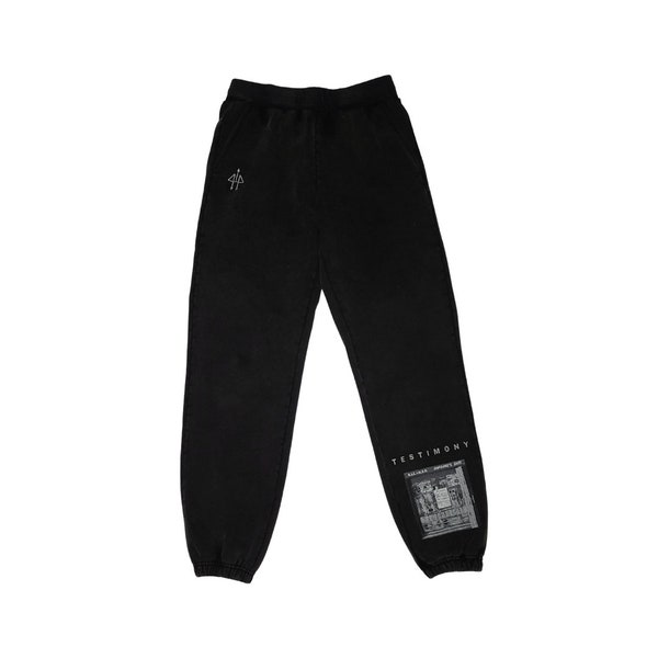 Testimony ACID BLACK SWEATPANTS