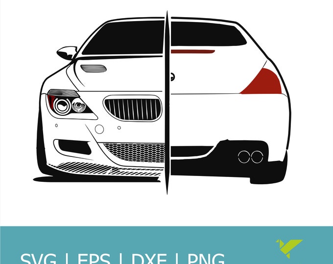 Infinity G35 Rear End Car SVG Clip Art Graphic Art Instant Download ...