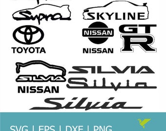 Supra/ Gt R34 Skyline/ Silvia/ Sticker/ Digital Download/ Svg/ Png