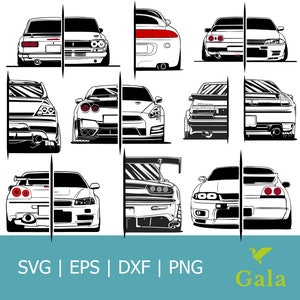 JDM BOOS Svg| Supra| Skyline| RX-7| Evo8| Nsx| R31| R32| R33| R34| R35| Eclipse| Lancer|