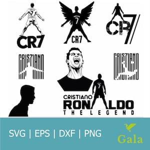 Cristiano Ronaldo Svg / Cr7 Png / Al Nassr Dxf/ CR7 / Cricut/ Dxf Files/ Ronaldo Silhouette/ Ronaldo Clipart/ Angel Cr7.