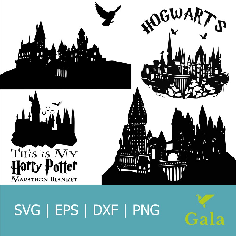 Wizard Castle SVG Magic Wand SVG HP Svg Witch and Wizard - Etsy