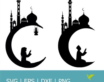 Ramadán Mubarak Svg/ Eid Mubarak Svg/ Ramadán Kareem Svg Bundle/ Ramadán Mubarak/ Ramadán Flores Svg/ Archivos para Cricut Svg/ Dxf/ Png/ Eps,