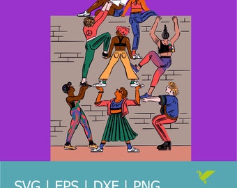 国際女性デー SVG| 女性の日 2024 SVG| 3 月 8 日女性の日のギフト| 3 月 8 日女性の日の引用デザイン| 強い女性 SVG